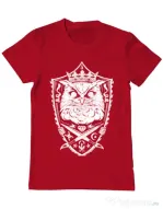 Tricou ADLER barbat King of the night Rosu