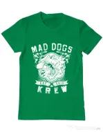 Tricou ADLER barbat Mad dogs krew Verde mediu