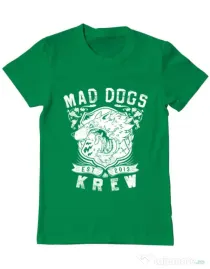 Tricou ADLER barbat Mad dogs krew Verde mediu