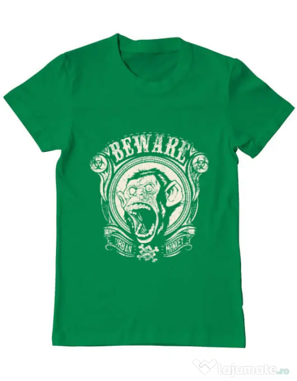 Tricou ADLER barbat Urban monkey Verde mediu