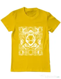 Tricou ADLER barbat Viking rage Galben