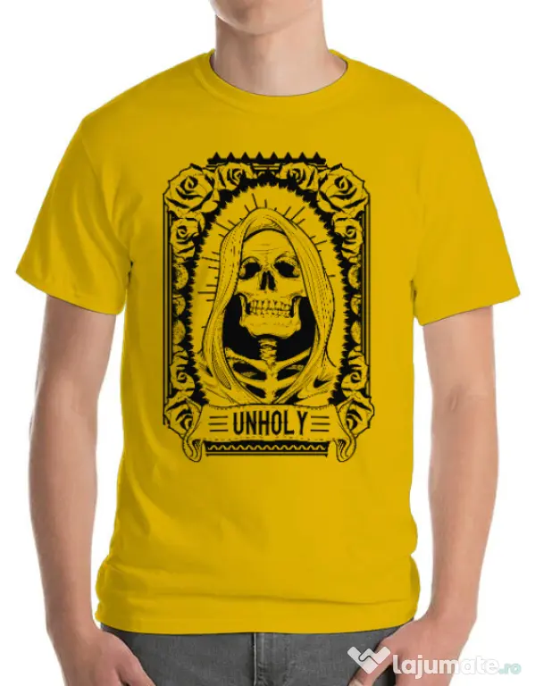 Tricou ADLER barbat Unholy Galben