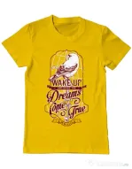 Tricou ADLER barbat Wake up Galben