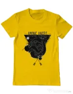Tricou ADLER barbat Among angels Galben