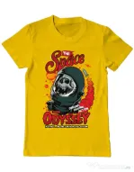Tricou ADLER barbat The space odyssey Galben