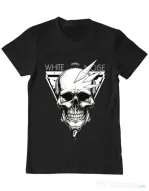 Tricou ADLER barbat White noise Negru