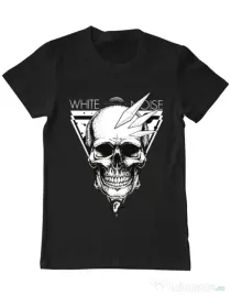 Tricou ADLER barbat White noise Negru