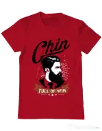 Tricou ADLER barbat Chin full of win Rosu