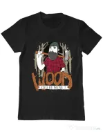 Tricou ADLER barbat Wood you be mine Negru