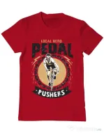 Tricou ADLER barbat Pedal pushers Rosu