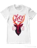 Tricou ADLER barbat Lets get lost Alb