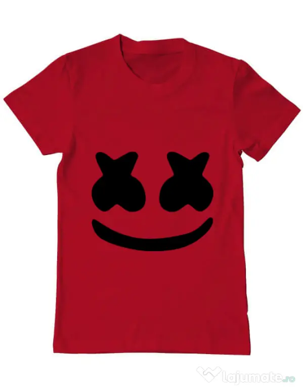 Tricou ADLER barbat Marshmello Rosu