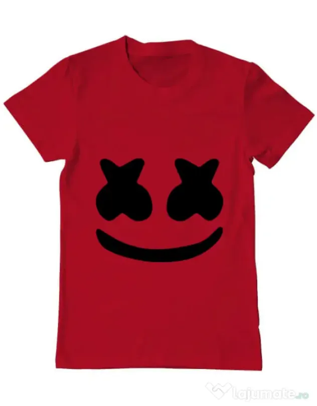 Tricou ADLER barbat Marshmello Rosu