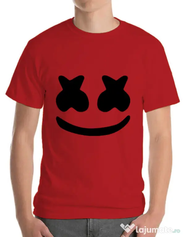 Tricou ADLER barbat Marshmello Rosu