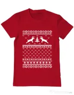 Tricou ADLER barbat Ugly sweater Rosu