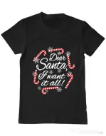 Tricou ADLER barbat Dear santa Negru