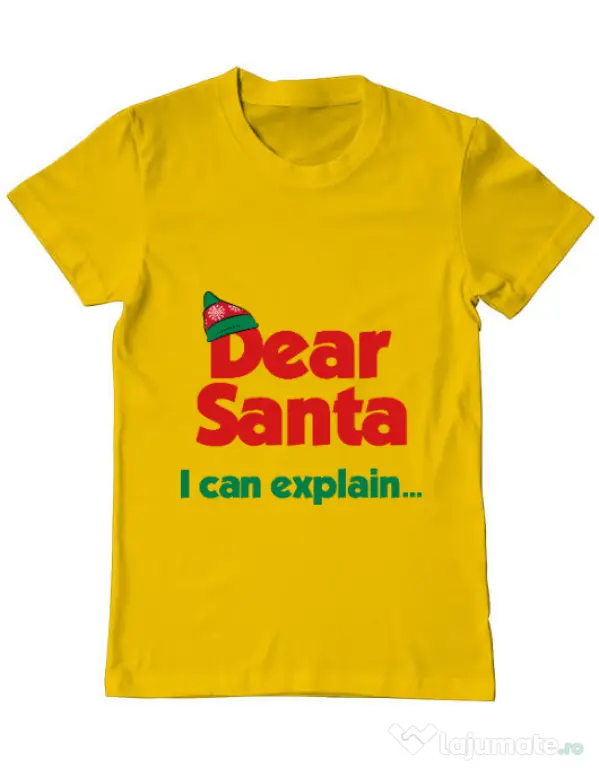 Tricou ADLER barbat I can explain Galben