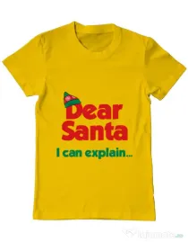 Tricou ADLER barbat I can explain Galben