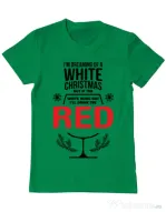Tricou ADLER barbat White Christmas Verde mediu