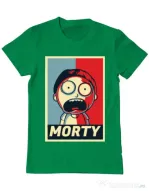 Tricou ADLER barbat Morty Verde mediu