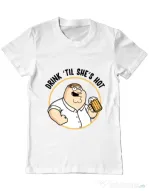 Tricou ADLER barbat Drink til she is hot Alb