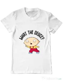 Tricou ADLER barbat What the deuce Alb