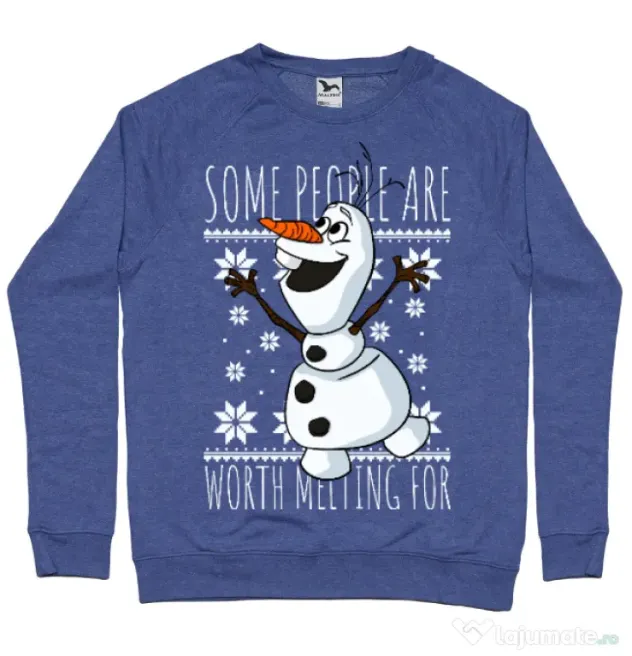 Bluza ADLER barbat Worth melting for Albastru melanj