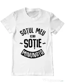 Tricou ADLER barbat O sotie minunata Alb