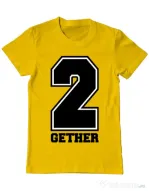 Tricou ADLER barbat Together Galben