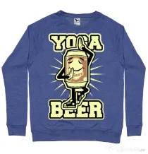 Bluza ADLER barbat Yoga beer Albastru melanj