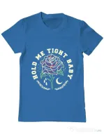 Tricou ADLER barbat Hold me tight Albastru azuriu