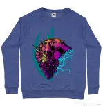 Bluza ADLER barbat Helmet Albastru melanj