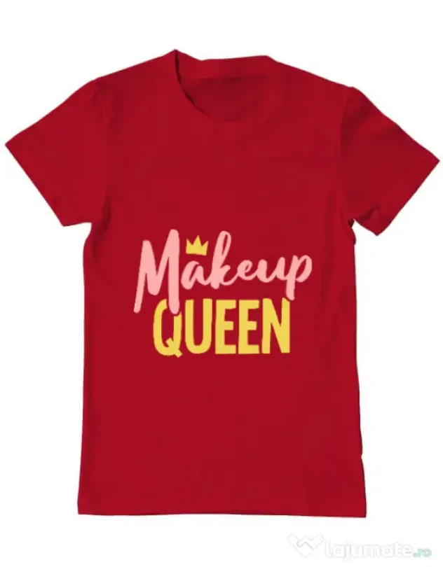 Tricou ADLER barbat Makeup queen Rosu