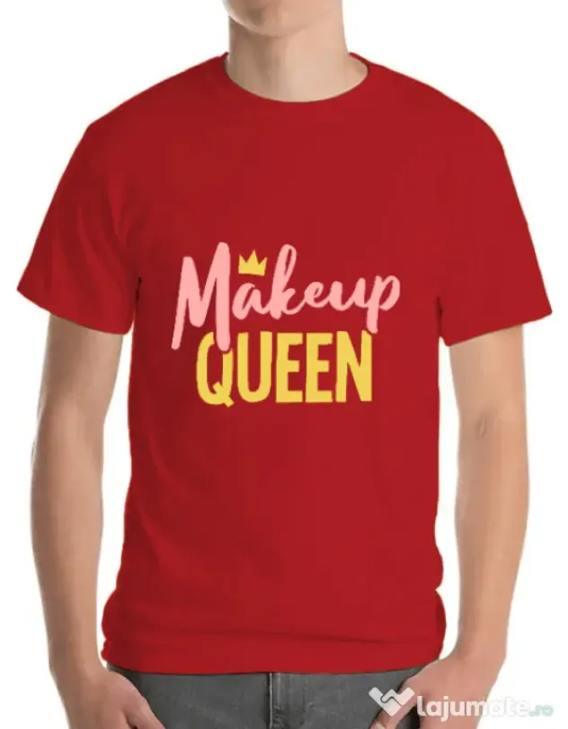 Tricou ADLER barbat Makeup queen Rosu