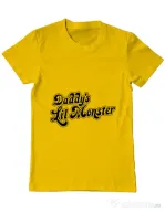Tricou ADLER barbat Lil monster Galben