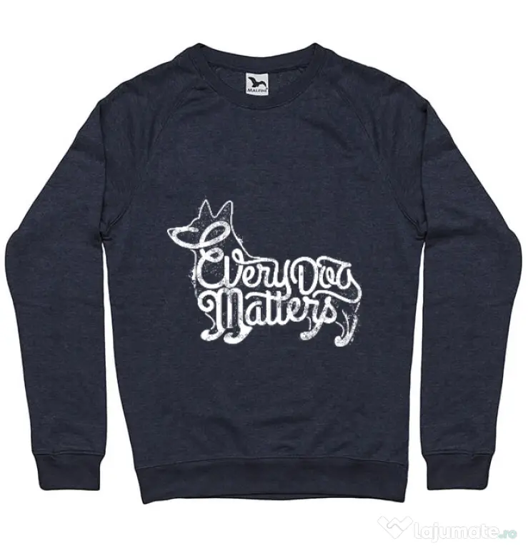Bluza ADLER barbat Every dog matters Denim inchis