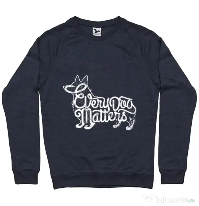Bluza ADLER barbat Every dog matters Denim inchis