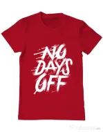 Tricou ADLER barbat No days off Rosu