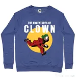 Bluza ADLER barbat Clown adventures Albastru melanj