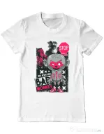 Tricou ADLER barbat Bad monkey Alb
