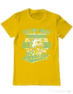 Tricou ADLER barbat Cotton wood Galben