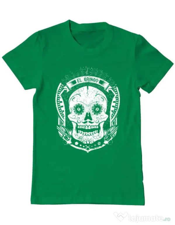 Tricou ADLER barbat El gringo Verde mediu