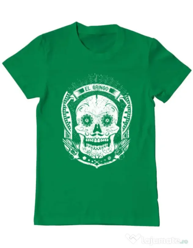 Tricou ADLER barbat El gringo Verde mediu