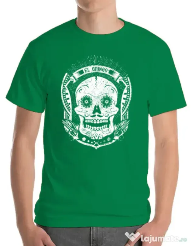 Tricou ADLER barbat El gringo Verde mediu