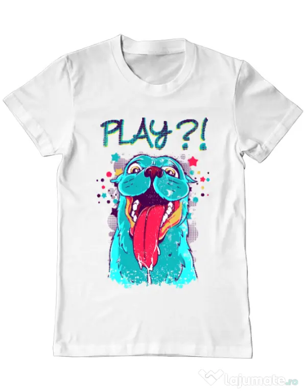 Tricou ADLER barbat Play Alb