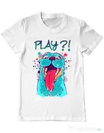 Tricou ADLER barbat Play Alb