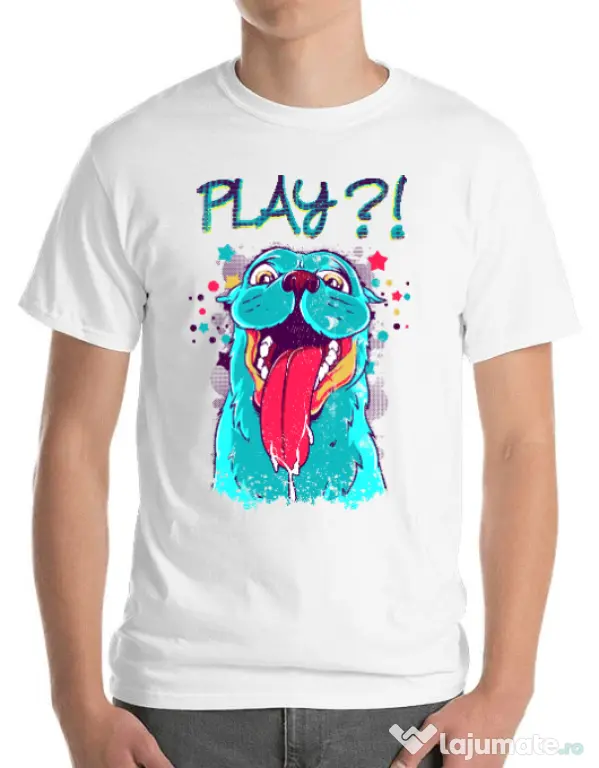 Tricou ADLER barbat Play Alb