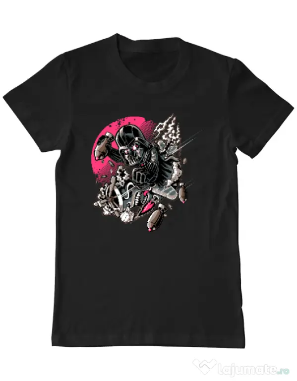 Tricou ADLER barbat Father attack Negru