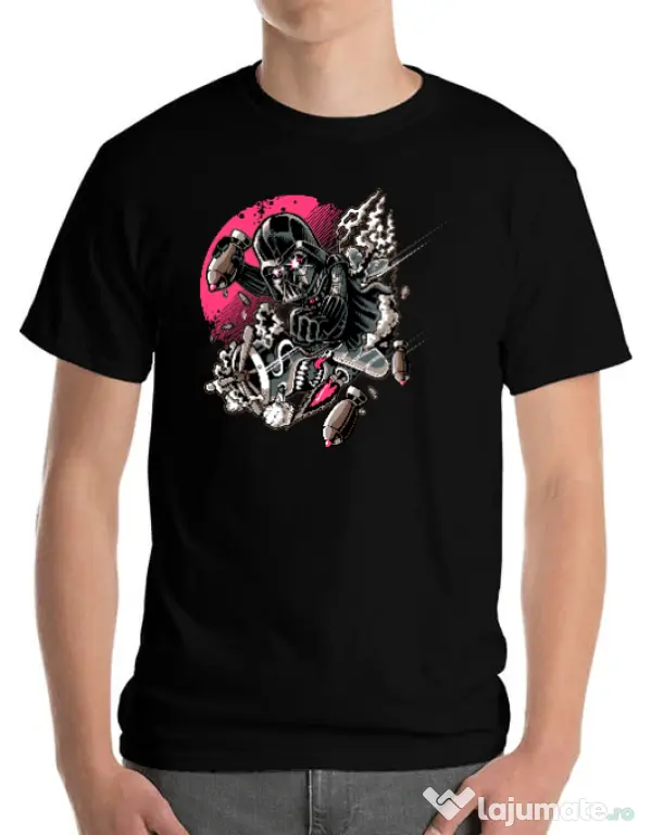 Tricou ADLER barbat Father attack Negru