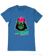 Tricou ADLER barbat Join the father Albastru azuriu